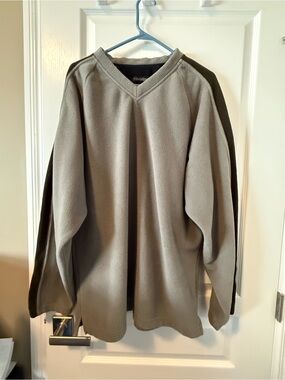 Men's V-Neck Fleece Sweater by WindRiver